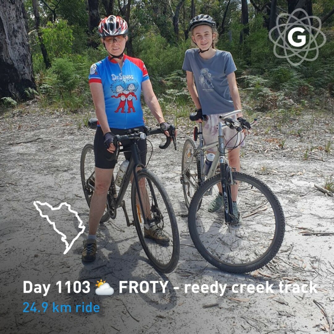 Day 1103 ⛅ FROTY - reedy creek track