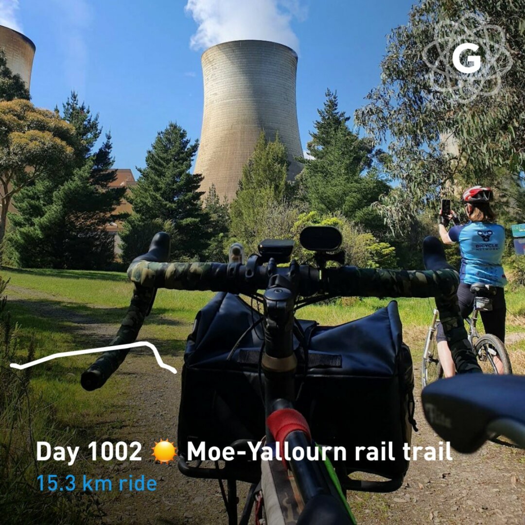 Day 1002 ☀️ Moe-Yallourn rail trail