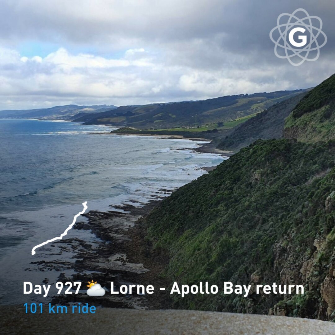 Day 927 ⛅ Lorne - Apollo Bay return
