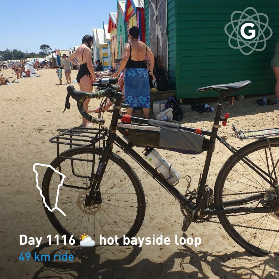 Day 1116 ⛅ hot bayside loop