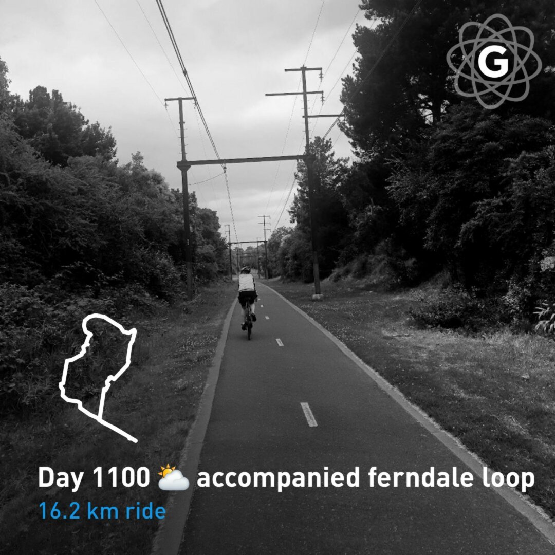 Day 1100 ⛅ accompanied ferndale loop