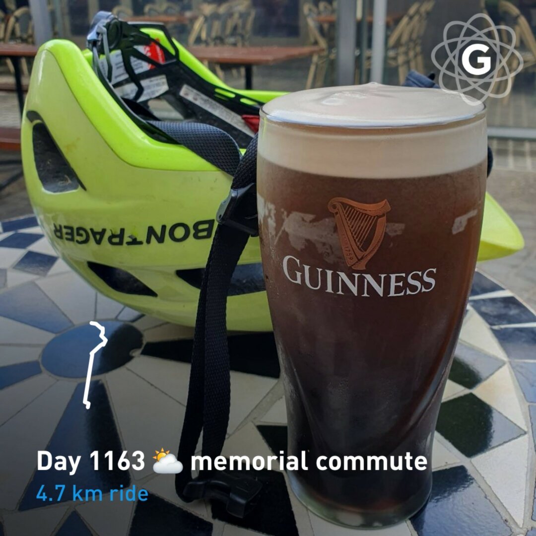 Day 1163 ⛅ memorial commute
