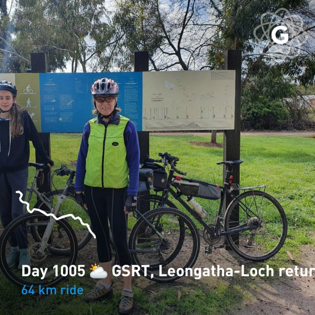 Day 1005 ⛅ GSRT, Leongatha-Loch return