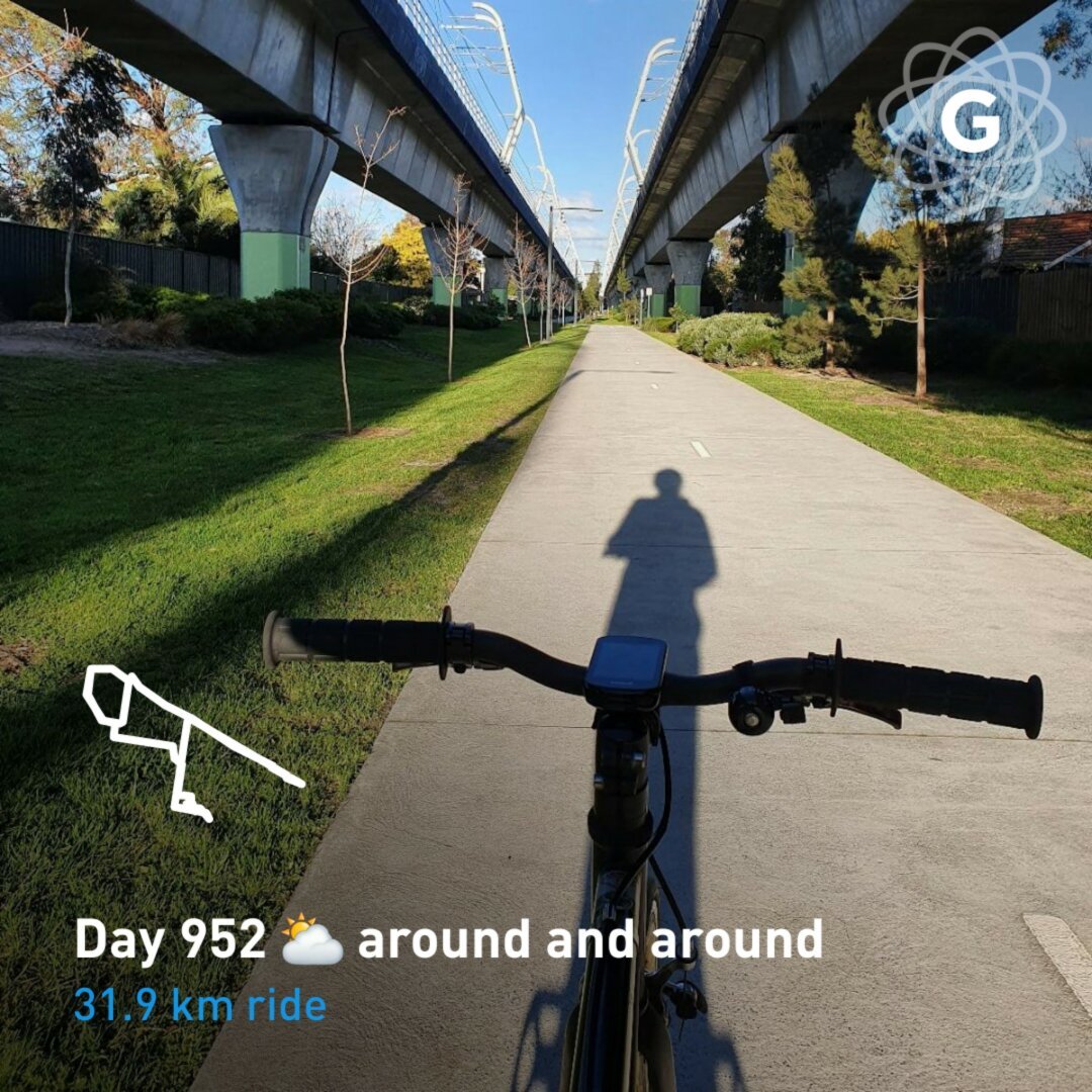 Day 952 ⛅ around and around