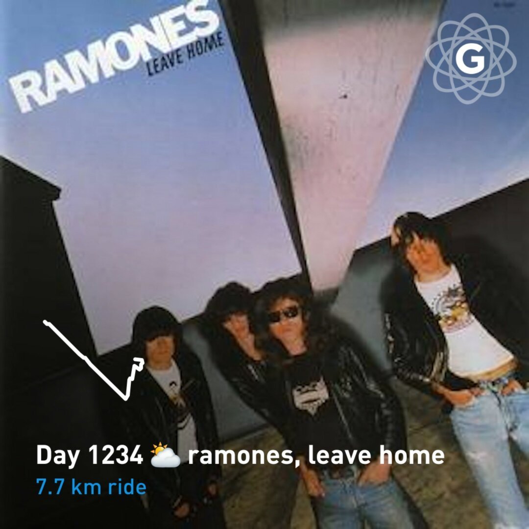 Day 1234 ⛅ ramones, leave home