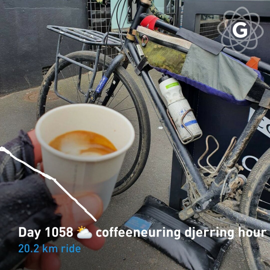Day 1058 ⛅ coffeeneuring djerring hour