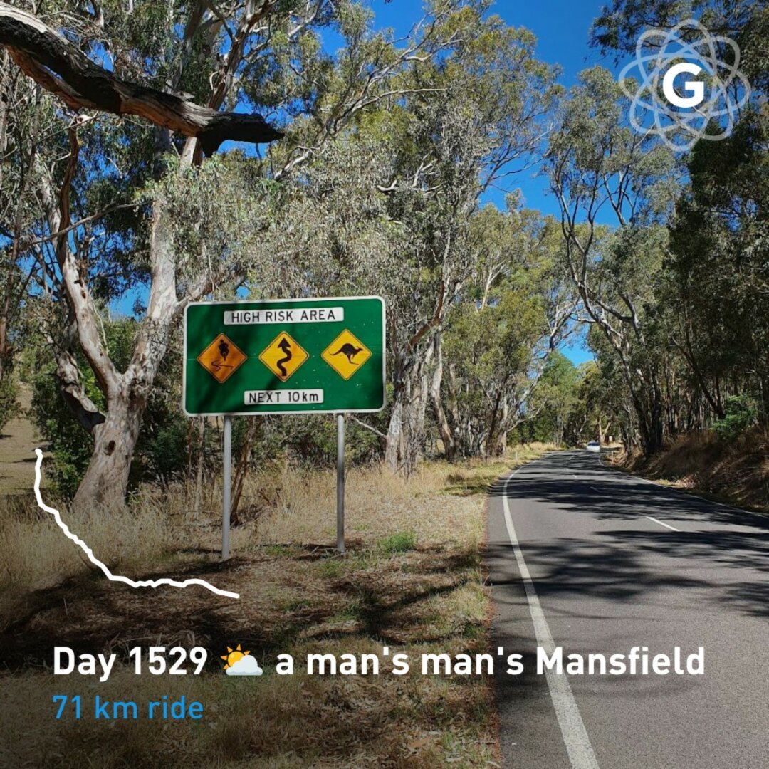 Day 1529 ⛅ a man's man's Mansfield