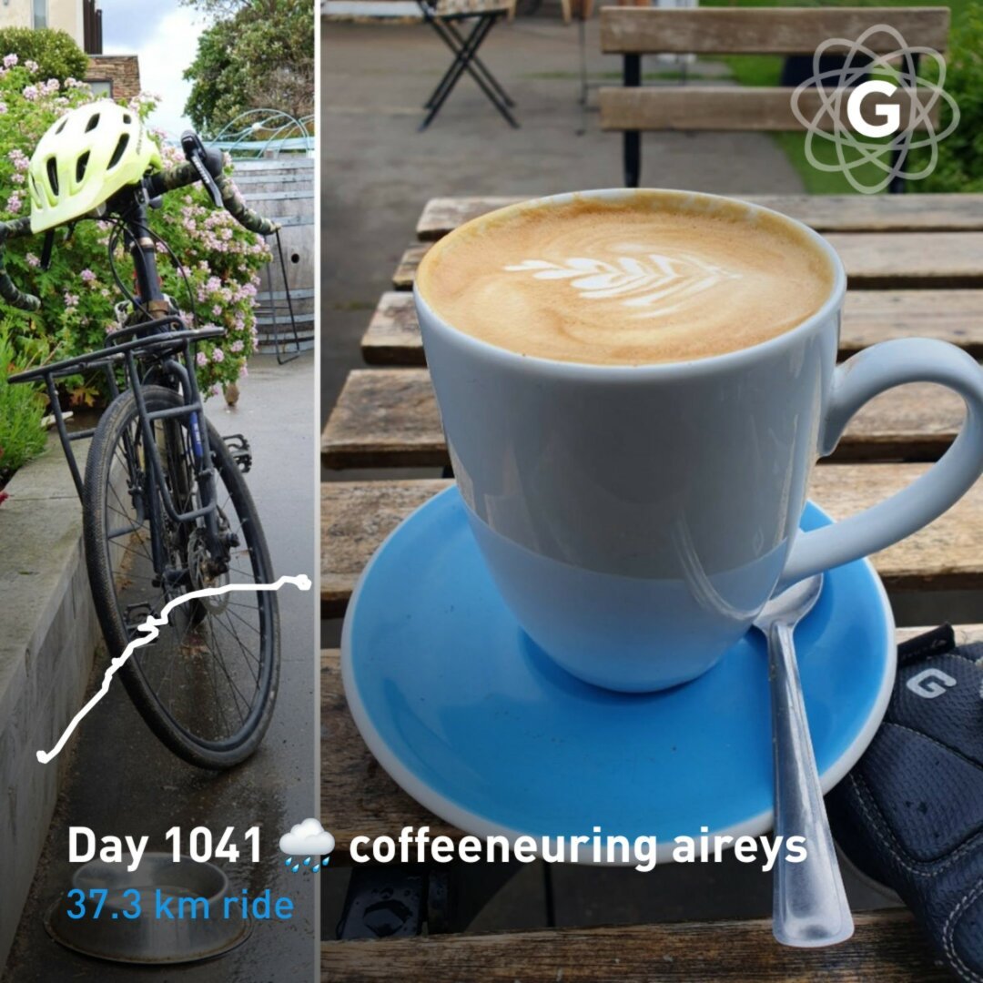 Day 1041 🌧 coffeeneuring aireys