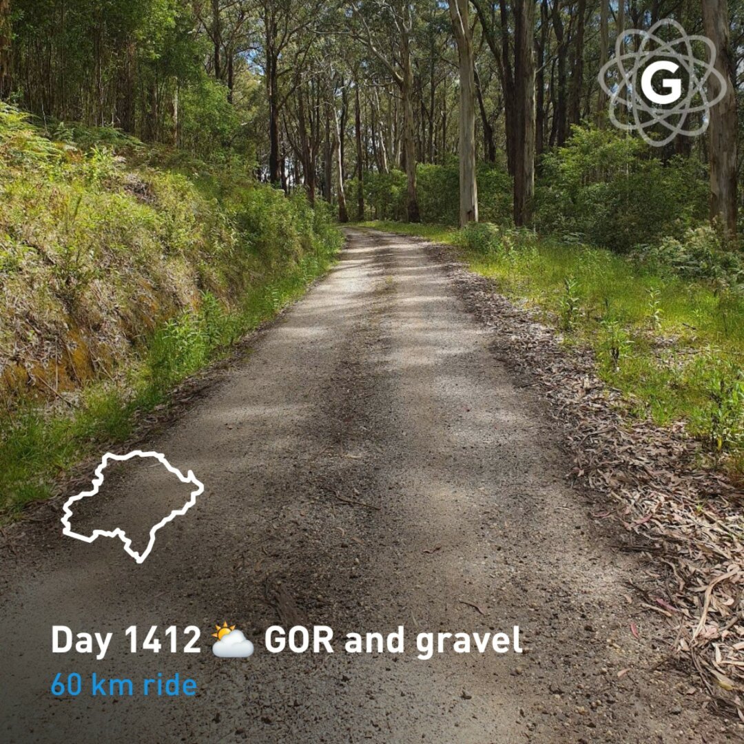 Day 1412 ⛅ GOR and gravel