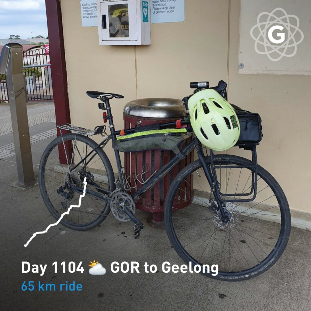 Day 1104 ⛅ GOR to Geelong