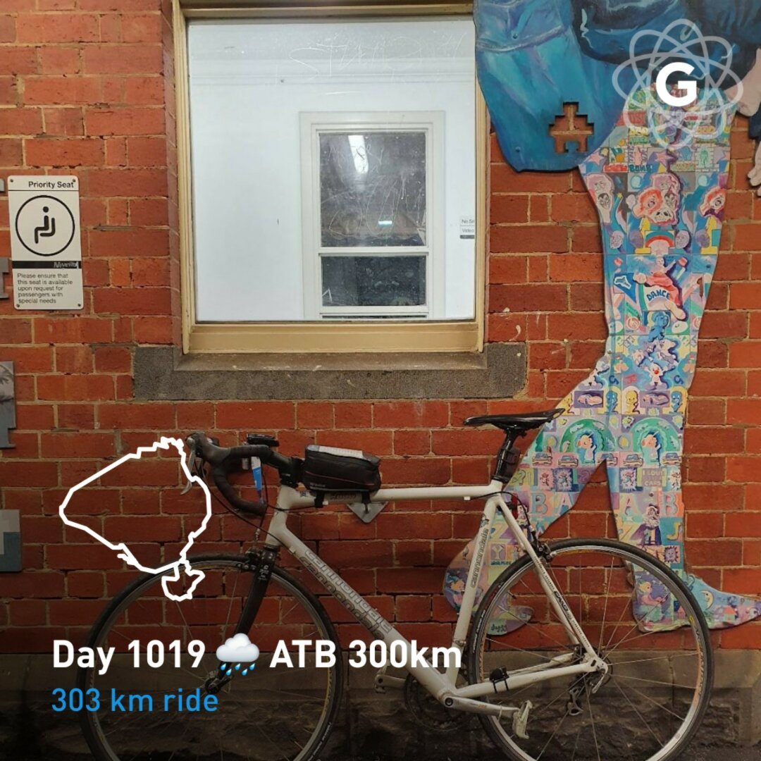 Day 1019 🌧 ATB 300km