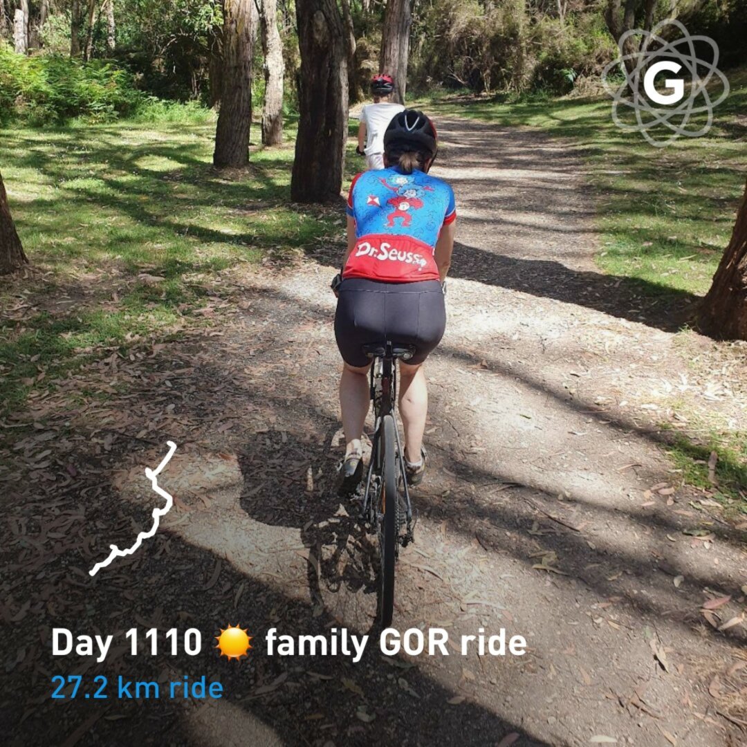 Day 1110 ☀️ family GOR ride