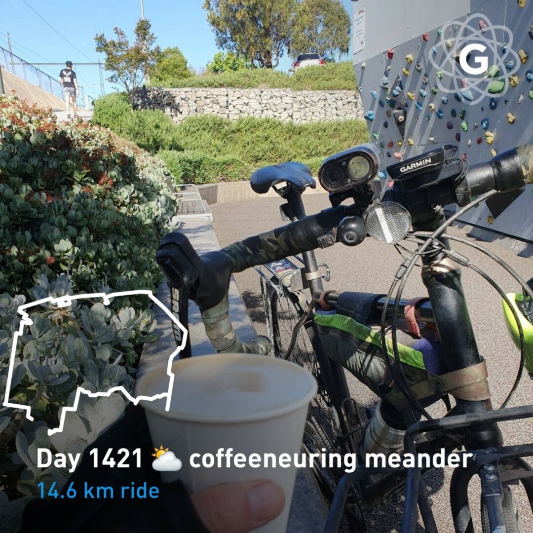 Day 1421 ⛅ coffeeneuring meander