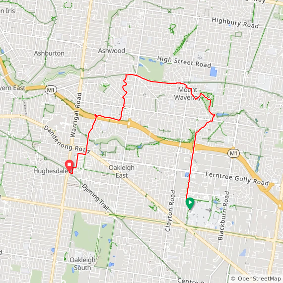 Tue ⛅ cold commute odd route