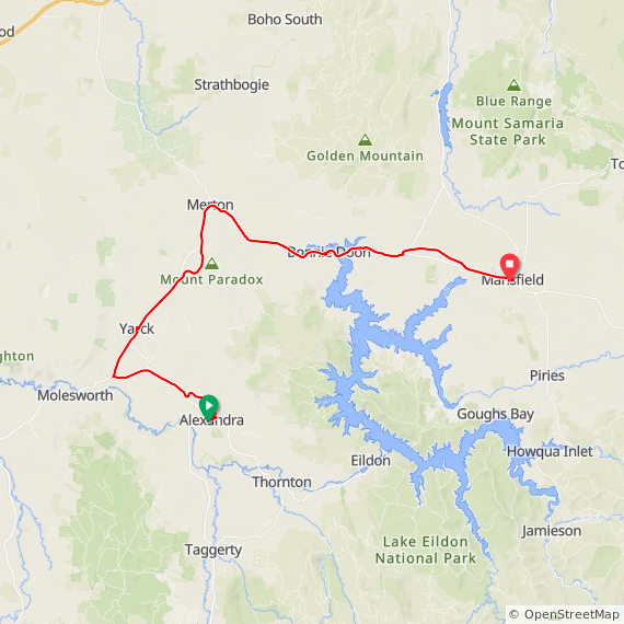 Fri ⛅ GVRT Alexandra to Mansfield