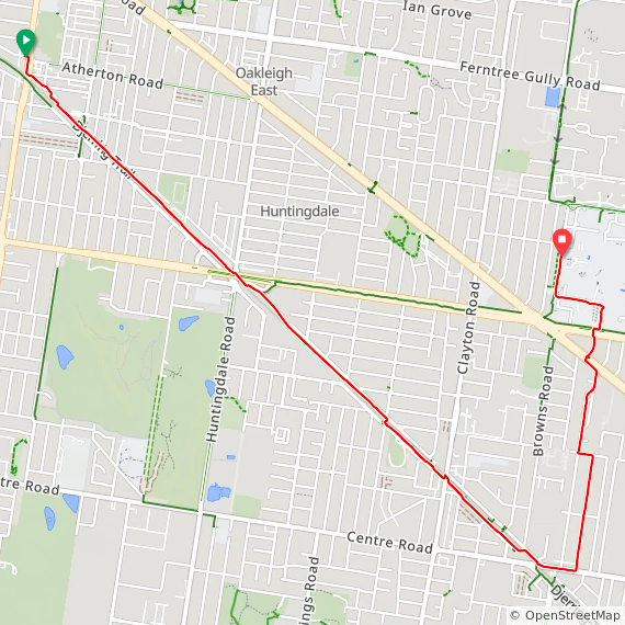 Tue ⛅ variation on the commute