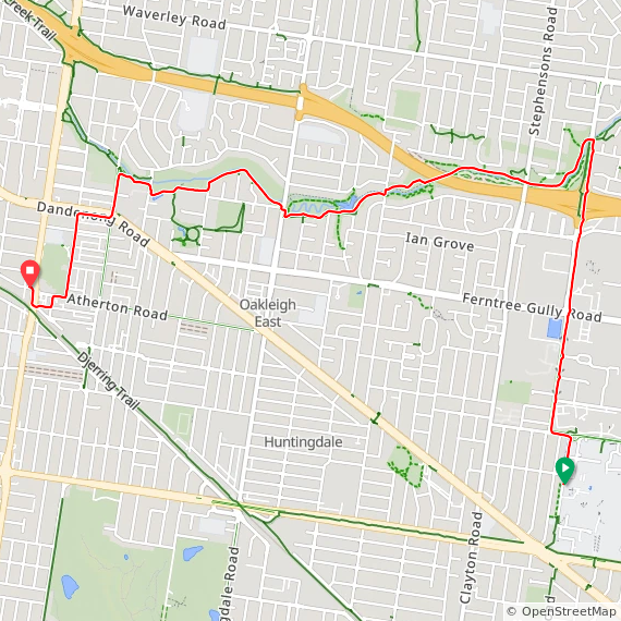 Thu 🌧 creek commute home