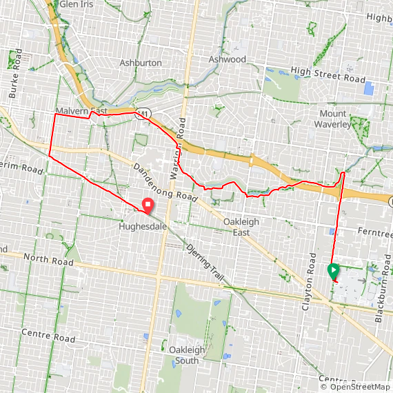 Fri ⛅ creek commute and extra