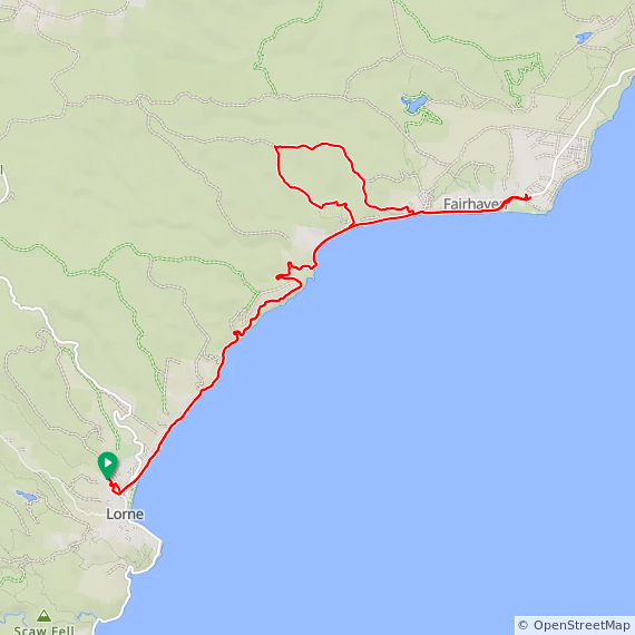 Mon ⛅ GOR and gravel to Aireys Inlet