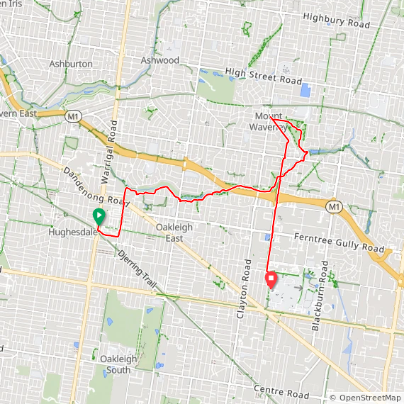 Mon ☀️ commute with detour