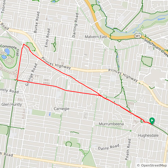 Thu ⛅ Caulfield and back