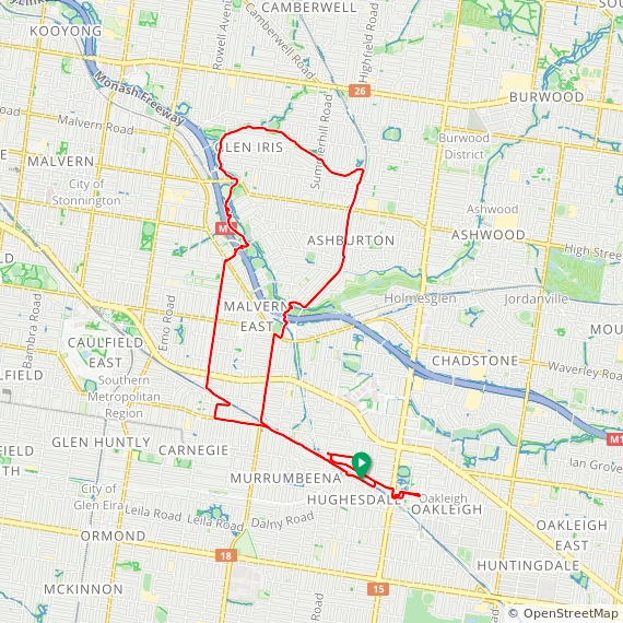 Day 487 ☁️ damp loop with fruit and beer